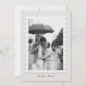 Moderne Happy Valentines Dag Foto Vakantie Kaart (Achterkant)