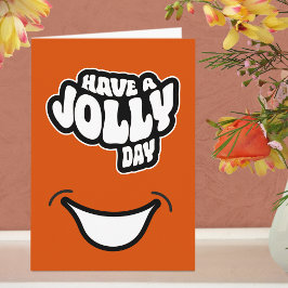 Moderne Happy (Verjaardag)Day Tekst Vouwbare Wensk Kaart