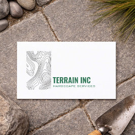 Moderne Hardscape Aannemer Minimalistisch Ontwerp Visitekaartje
