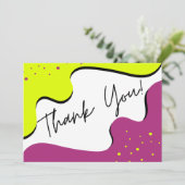 Moderne harmonie bedankkaart (Staand voorkant)