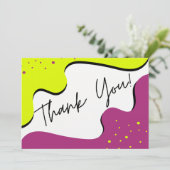 Moderne harmonie bedankkaart (Staand voorkant)