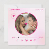 Moderne Hart Eeuwige Liefde Foto Valentijnsdag Feestdagenkaart (Voorkant)