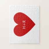 Moderne Hart Legpuzzel (Verticaal)