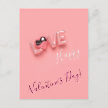 MODERNE HART ROZE VALENTIJN DAG