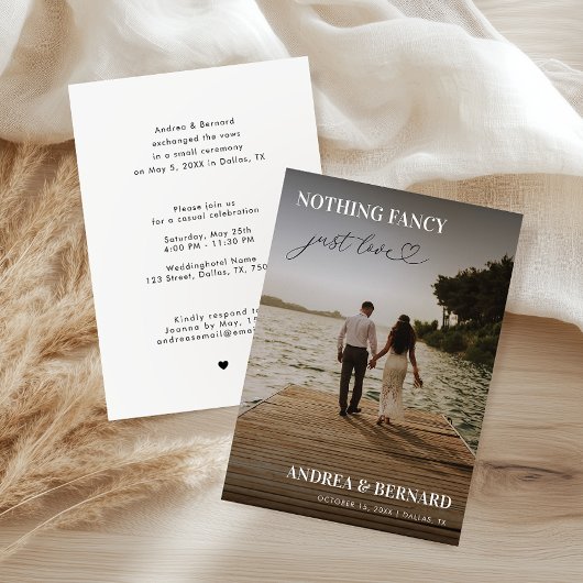 Moderne Hart Script Niets Gewoons Alleen Liefde El Kaart