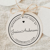 Moderne harthandeling gemaakt met Love Craft DIY-p Zelfinktende Stempel