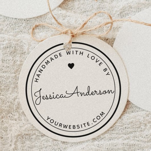 Moderne harthandeling gemaakt met Love Craft DIY-p Zelfinktende Stempel