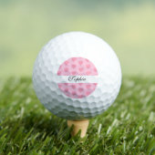 Moderne  hartvorm met stippen gepersonaliseerd golfballen (Insitu Shirt)