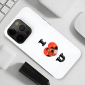Moderne hartvormige foto I Love U Case-Mate iPhone Case
