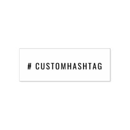 Moderne Hashtag | Aangepaste Trending Social Media Zelfinktende Stempel