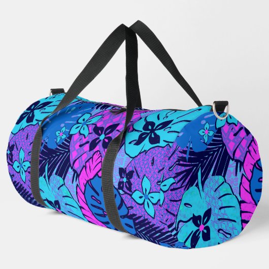 Moderne hawaiiaanse print plunjezak (Linkerhoek)