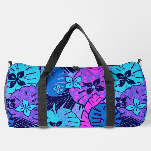 Moderne hawaiiaanse print plunjezak (Achterkant)