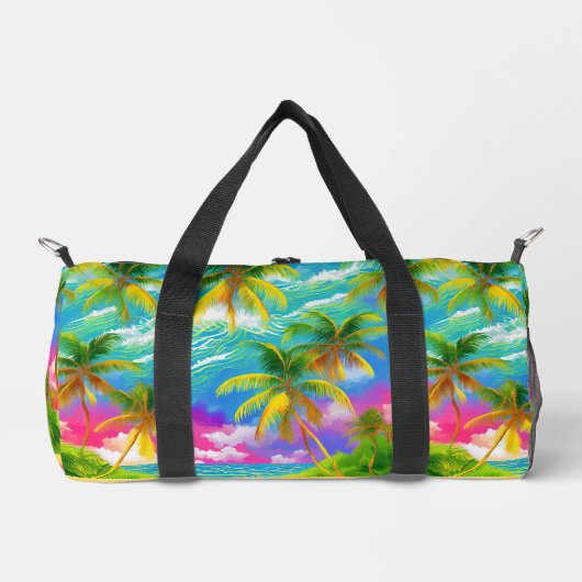 Moderne hawaiiaanse print plunjezak (Voorkant)