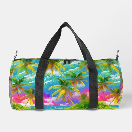 Moderne hawaiiaanse print plunjezak (Achterkant)