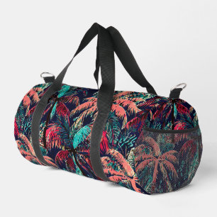 Moderne hawaiiaanse print vogel van het paradijs p plunjezak