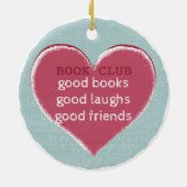 Moderne  Heart Reading Ornament (Achterkant)