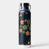 Moderne Heden-daagse Bloem Waterfles (Achterkant)