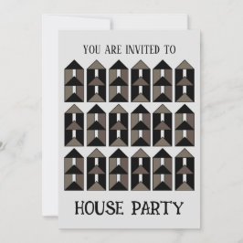 Moderne Heden daagse Huisfeest Kaart