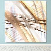 Moderne hedendaagse abstracte kunst canvas afdruk (Insitu (Houten vloer))