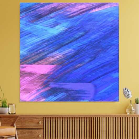 Moderne hedendaagse abstracte kunst canvas afdruk (Insitu (Woonkamer))