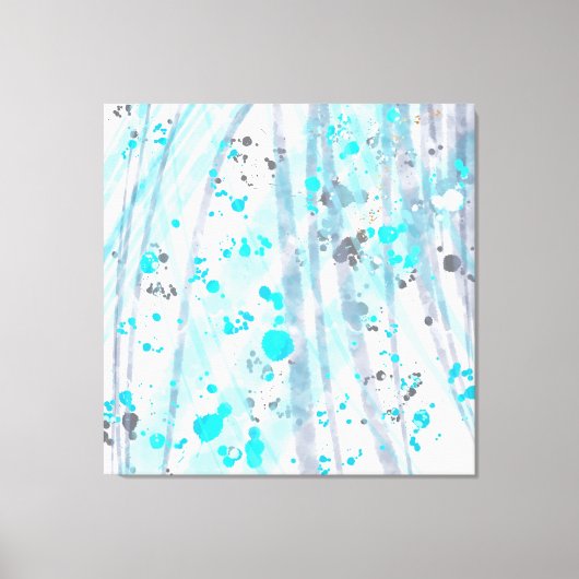 Moderne hedendaagse abstracte kunst canvas afdruk (Voorkant)