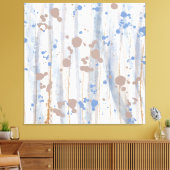 Moderne hedendaagse abstracte kunst canvas afdruk (Insitu (Woonkamer))