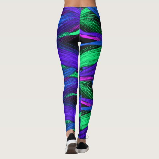Moderne hedendaagse Abstracte kunst Leggings (Achterkant)