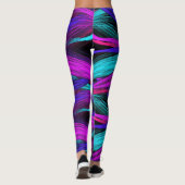 Moderne hedendaagse Abstracte kunst Leggings (Achterkant)