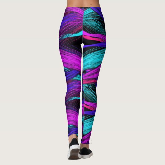 Moderne hedendaagse Abstracte kunst Leggings (Achterkant)