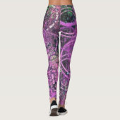 Moderne hedendaagse Abstracte kunst Leggings (Achterkant)