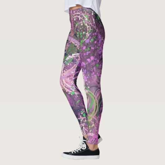 Moderne hedendaagse Abstracte kunst Leggings (Links)