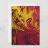 Moderne hedendaagse Abstracte olieverf Kaart (Achterkant)