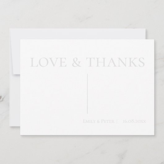 Moderne, hedendaagse berichtliefde en Bedankt (Voorkant)