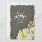 Moderne hedendaagse bloemen Scabiosa herfst bruilo (Voorkant)