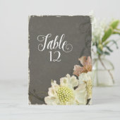 Moderne hedendaagse bloemen Scabiosa herfst bruilo (Staand voorkant)