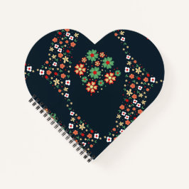 Moderne Hedendaagse Bloemenliefde Notitieboek