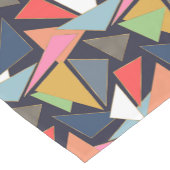 Moderne hedendaagse gouden lijnen kleurrijke drieh korte tafelloper (Hoek)