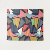 Moderne hedendaagse gouden lijnen kleurrijke drieh wandkleed (Voorkant (horizontaal))