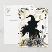 Moderne hedendaagse heks 3 briefkaart (Voorkant / Achterkant)
