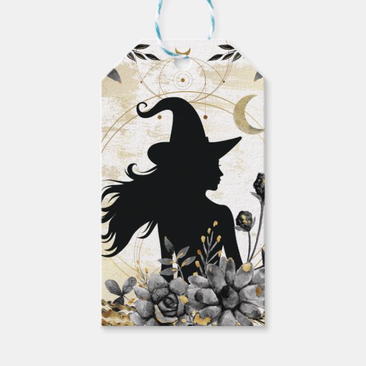 Moderne hedendaagse heks 3 cadeaulabel (Voorkant)