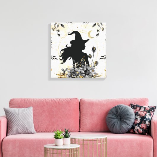 Moderne hedendaagse heks 3 canvas afdruk (Insitu (Woonkamer))