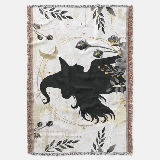 Moderne hedendaagse heks 3 deken (Voorkant Verticaal)