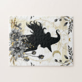 Moderne hedendaagse heks 3 legpuzzel (Horizontaal)