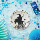 Moderne hedendaagse heks 3 papieren bordje (Feest)