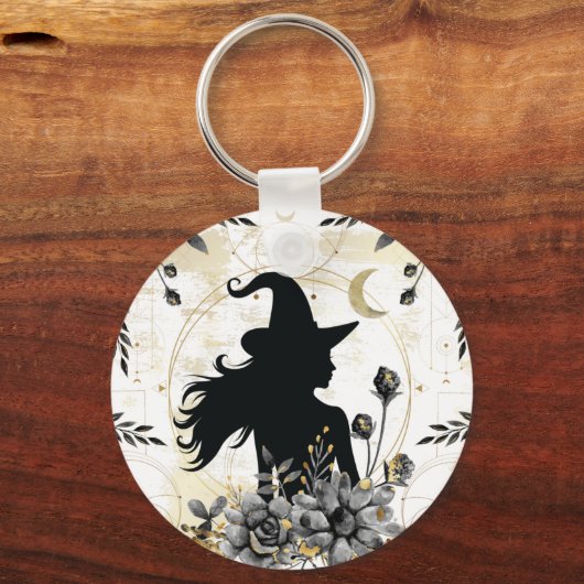 Moderne hedendaagse heks 3 sleutelhanger (Voorkant)