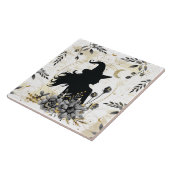 Moderne hedendaagse heks 3 tegeltje (Zijkant)