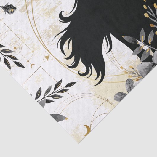 Moderne hedendaagse heks 3 tissuepapier (Detail)