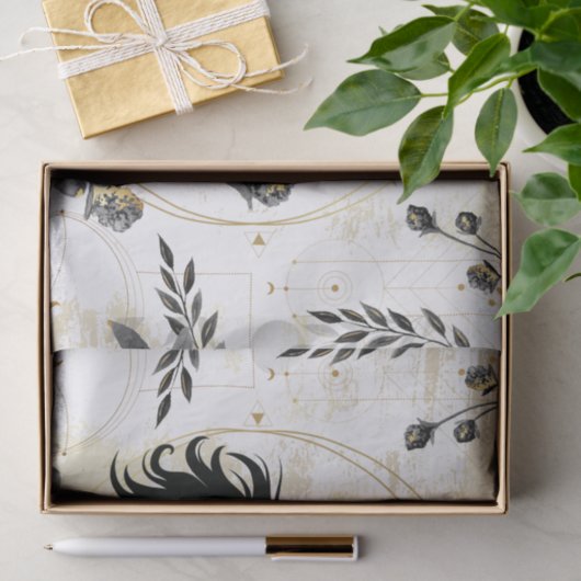 Moderne hedendaagse heks 3 tissuepapier (Geschenk)