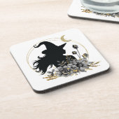 Moderne hedendaagse heks bier onderzetter (Linkerzijde)