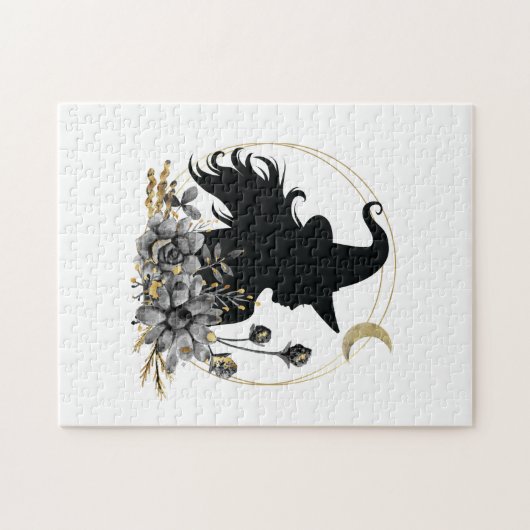 Moderne hedendaagse heks legpuzzel (Horizontaal)